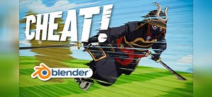 Convey speed with stylized VFX using Blender and 2D