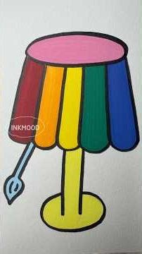 table lamp 💡 #asmr #coloringasmr #drawing #fypシ #satisfying #painting