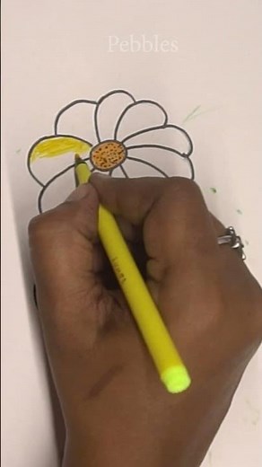 How to draw a SunFlower I easy drawing I SunFlower drawing