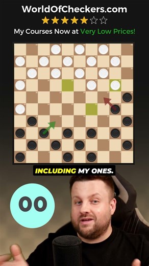 I Missed It 😬⚪⚫ (⭐5/7) | Daily Checkers #23