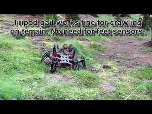 PhantomX terrain walking