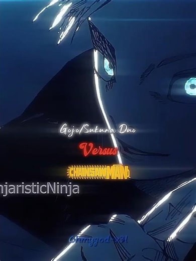 Gojo satoru/Ryomen Sukuna Duo vs Chainsaw man Verse #anime #chainsawman #jujutsukaisen #edit #shorts