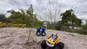 NKOK Blaze and The Monster Machines RC: Transporter with Monster Machines - Nickelodeon, Remote Controlled, 2.4 GHz