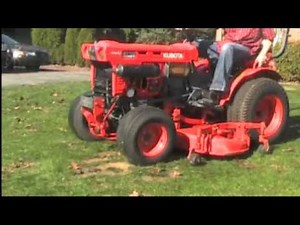 Kubota B7100 Tractor Mower 4WD Diesel For Sale on EBay