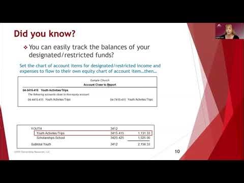 Track Balances of Designated Funds in PowerChurch Plus