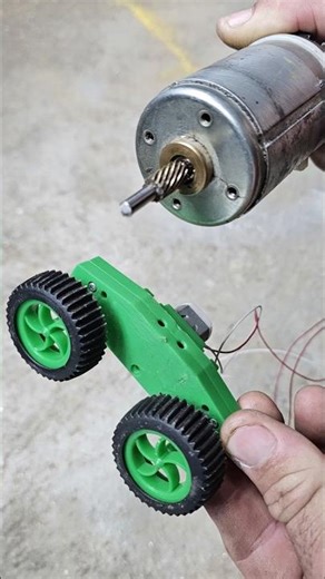 Generating electricity with a DC motor