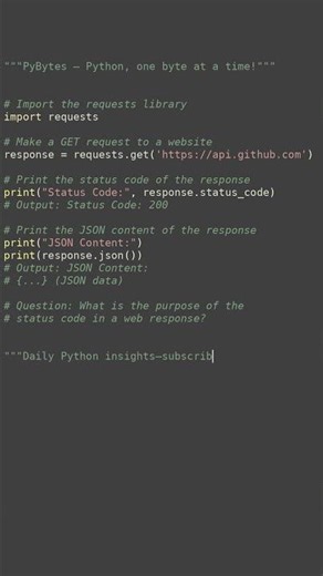 networking web requests #python #showcase