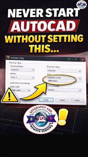 AutoCAD Units Setting ⚡ Fix This Before You Start Drawing #shorts #autocad