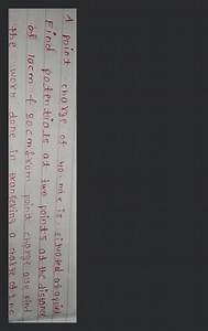 A. point charge of ho mic is situated at apoint Find potentials... | Filo