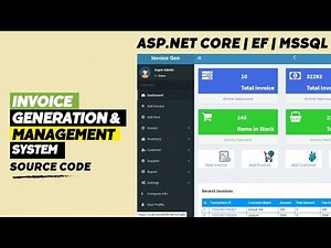 Invoice Generation and Management - Source Code (ASP.NET Core | EF | MSSQL)