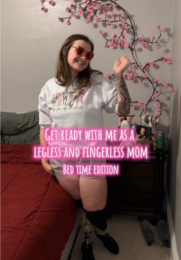 Get ready with me as a legless and fingerless mom! Bedtime edition 😴 | Who else is watching Landman right now?! I wish they released the whole season at once lol #robotmommy #lucieinthesky #getreadywithme #bedtimeroutine #vlog