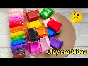 Clay craft idea with cardboard/Easy foam clay wall hanging making in tamil/craft tamil