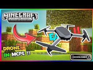Drone mod minecraft pe || minecraft drone mod || drones