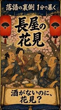【第21回】長屋の花見｜酒がないのに、花見？