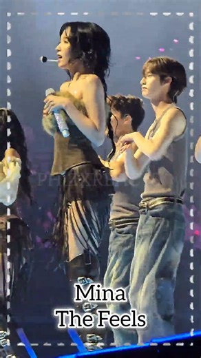 Mina [TWICE] fancam performance during the feels song for the This is Four Tour in Dallas 2026 #mina