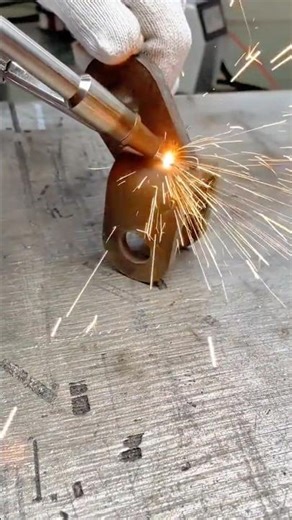 Fusing Rusty Metal Parts Together, Creating a Brilliant Shower of Molten Sparks