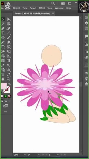 How to Make Vector Cartoon Illustration Using Adobe Illustrator (Full Tutorial) #cartoon #foryou #1k