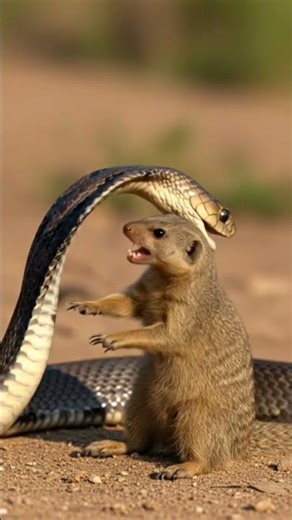 Snake vs Mongoose Real Jungle Fight!” #junglelife #sanke #mongoose #ytshorts #shorts