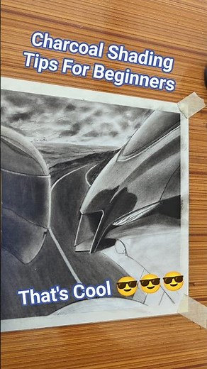 charcoal shading tips for beginners# drawing tips# easy tips for beginners