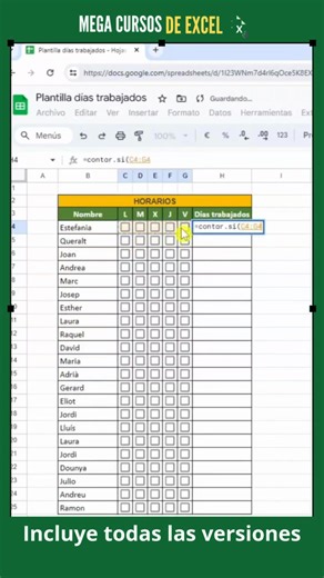 ⏰ “¿Sigues llevando tus horarios en papel o en hojas que se pierden?” Te entiendo, organizar turnos y pendientes en Excel puede parecer un reto… y al buscar tutoriales sueltos, ¡termina siendo más complicado de lo que imaginabas! 😅 Un tip rápido: con la opción Insertar → Casilla de verificación (CheckBox) puedes armar una plantilla de horarios y marcar con ✔️ cada tarea cumplida o turno cubierto. Es práctico, visual y muy fácil de revisar. 🙌 En mi curso online de Excel te enseño a crear este t