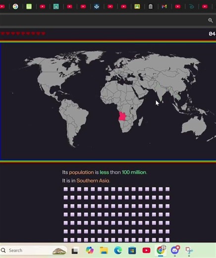 Daily Mapgame #77: WTWE #mapgame #geography #speedrun #savethemappingcommunity #catnachofc