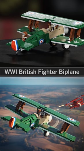 Sopwith Camel - WWI British Fighter Biplane Now available for Limited Preorder. We're only making as many as are preordered by Monday at midnight or until we reach production capacity (whichever comes first). "The Sopwith Camel is one of the most famous fighter aircraft of World War I, not only due to its battlefield performance, but also through its prevalence in pop culture. Debuting in 1917, the Camel was a single-seat biplane equipped with twin synchronized Vickers machine guns and powered b