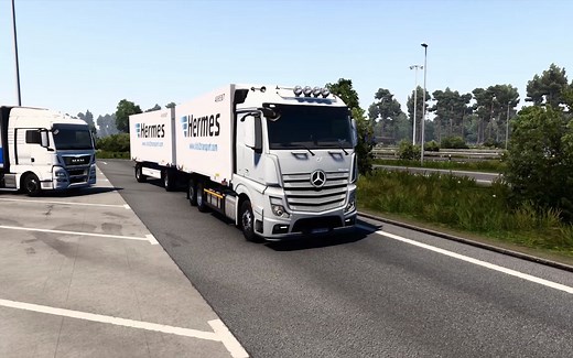欧卡2 Mod：挂车Mod Swap Body Carrier Chassis - Euro Truck Simulator 2 Mod 详情简介