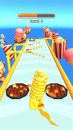 Popcorn Runner Funny Gameplay Android #3479 #shorts #games #game