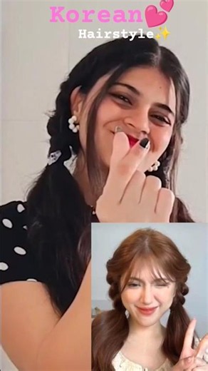 Korean Girl Special Hairstyle Tutorial💕✨#hairstyle #hairtutorial #koreanhairstyle #korean #hairhacks