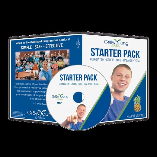 Starter Pack Exercise DVD For Seniors | Grow Young Fitness Shop