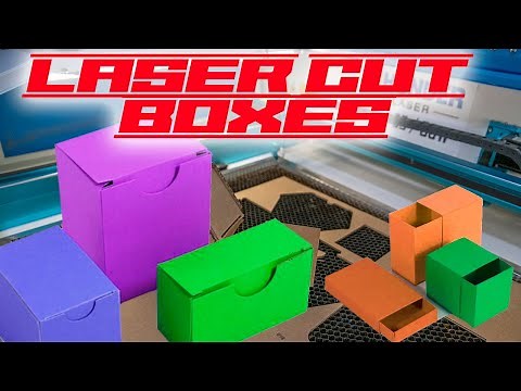 How To Make Easy Boxes With a CO2 laser Cutter & Lightburn