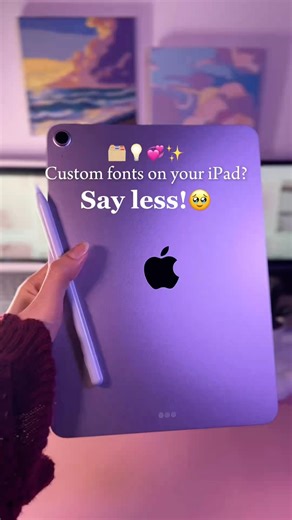 Watch this video to download custom fonts on iPad! 📱