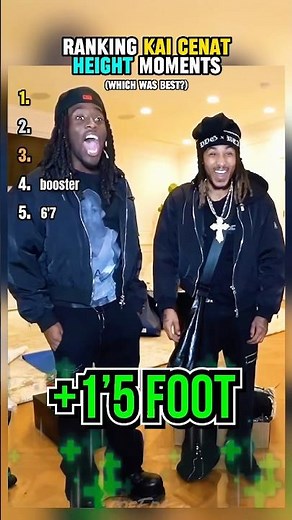 Ranking Kai Cenat Height Moments!