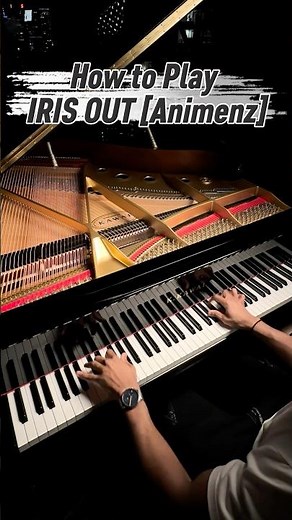 How to Play Animenz IRIS OUT repeated notes FAST #irisout #piano #aura