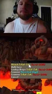 My 8th inferno attempt, & my first time facing TzKal-Zuk #osrs #runescape #osrstiktok #zuk #inferno