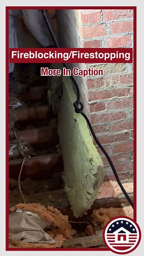 Fireblocking/Firestopping Insulation installation