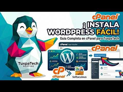 Instala WordPress en cPanel - TuxpaTech Hosting