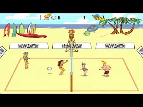 Johnny Bravo: Bravo Volley - Full Gameplay (Old Cartoon Network Game)