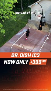 Instead of chasing rebounds, focus on becoming a better shooter this Summer.  Shop our Off-Season Sale and get the IC3 Shot Trainer for just $399.99.  “We LOVE our IC3! My son is able to get in TONS of quality shots without having to track down every rebound. Using one ball, he can focus on dribble moves and form. Using two balls, he can get in many reps. The net is helping reinforce his arc.” - Ron G. | Dr. Dish Basketball | Facebook