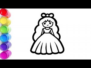 Easy Doll Drawing for Kids | Step-by-Step Tutorial