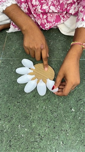 Colorful Diya stand using Plastic spoons #reels #crafts #reuse #Diwalicraft #fblifestyle | Deep's CRAFT