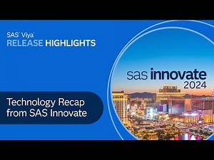 SAS Viya at SAS Innovate - What’s New in Data & AI