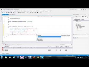 C# Send Email From Windows Application Form Visual Studio