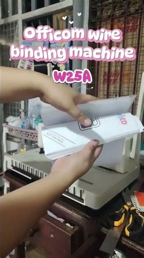 Hi Crafters! I just found the perfect Wore Binding Machine✨ All-in-1