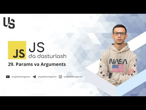 Javascript | 29. Params va Arguments