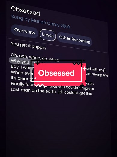 Mariah Carey Song Lyrics