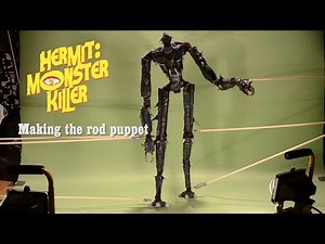Making the rod puppet