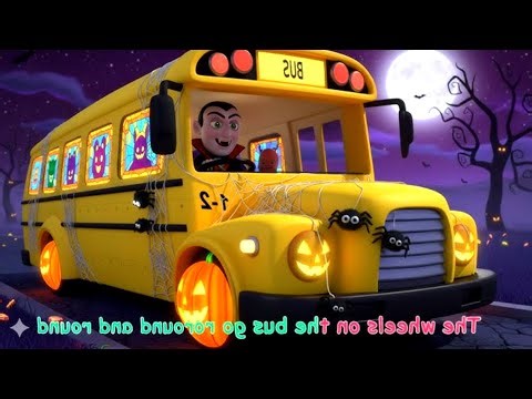 Halloween Bus Fun Time | Wheels on the Bus Remix | 2-Minute Loop | Baby Songs