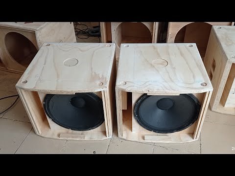 FABRICACIÓN DE SUBWOOFER AMPLIFICADOS