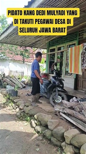 KANG DEDI MULYADI'S SPEECH WHICH VILLAGE OFFICERS THROUGHOUT WEST JAVA FEAR